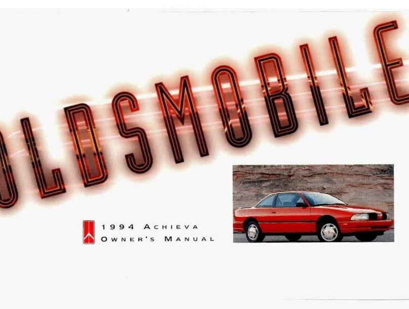 Oldsmobile 1994 Achieva User manual
