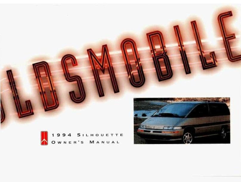 Oldsmobile 1994 Silhouette User manual