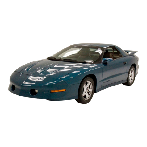 Pontiac 1995 Firebird User manual