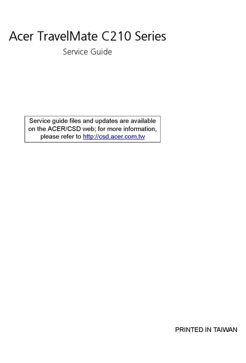 Acer TravelMate C210 Series Service guide