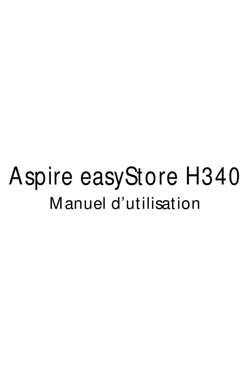 Acer Aspire easyStore H340 Manuel d'utilisation