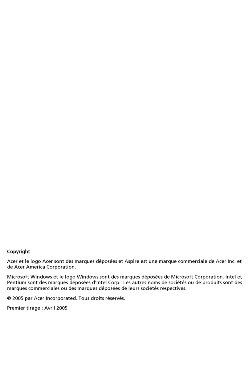 Acer Aspire E360 User manual