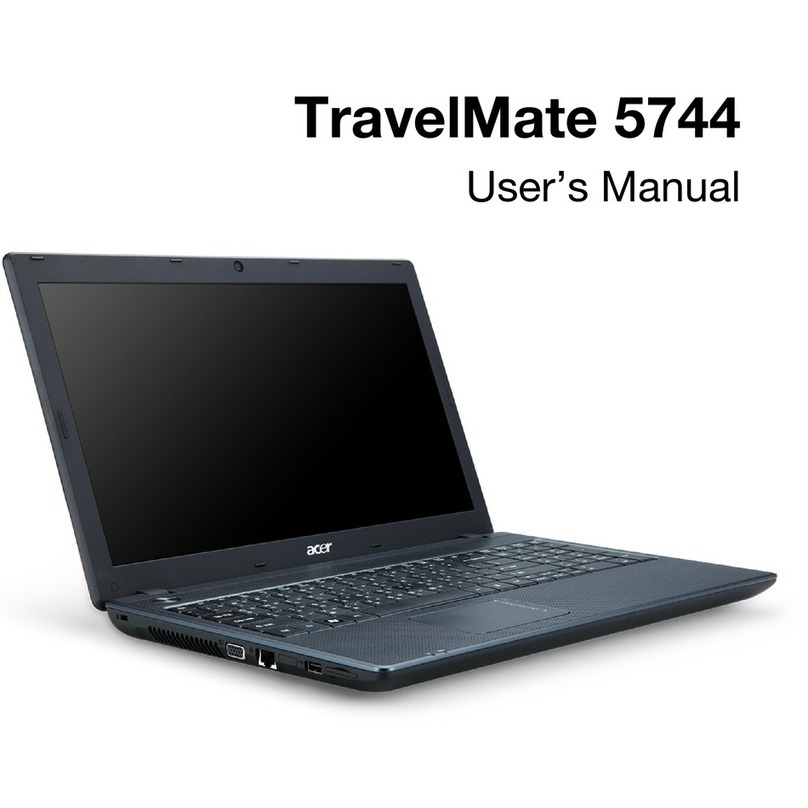 Acer TravelMate 5344 user manual