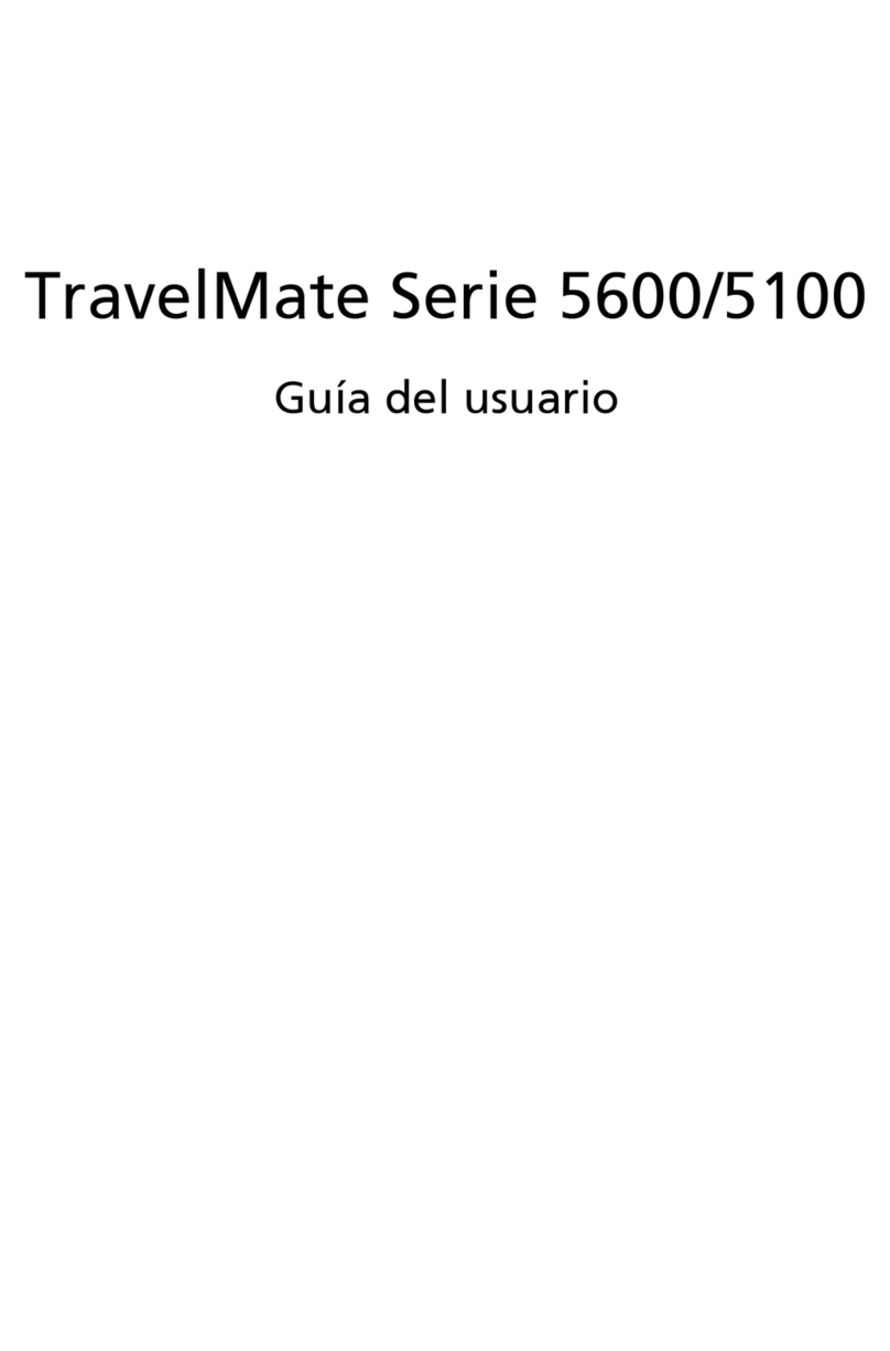 Acer TravelMate 5100 Quick start guide