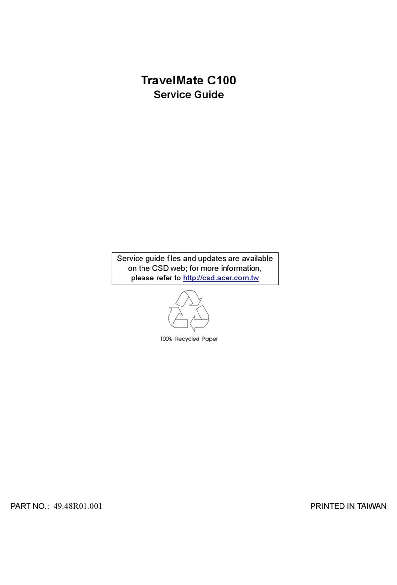 Acer TravelMate C100 series User manual