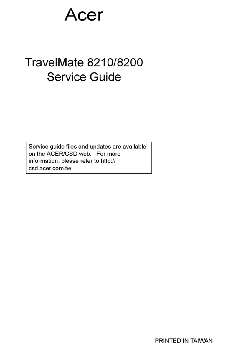 Acer TravelMate 8210 Service guide