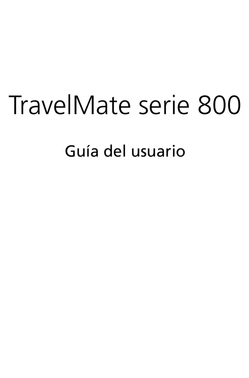 Acer TravelMate 800 Series Guía del usuario