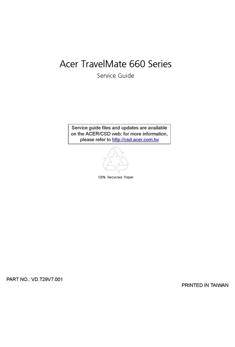 Acer TravelMate 660 series Service guide