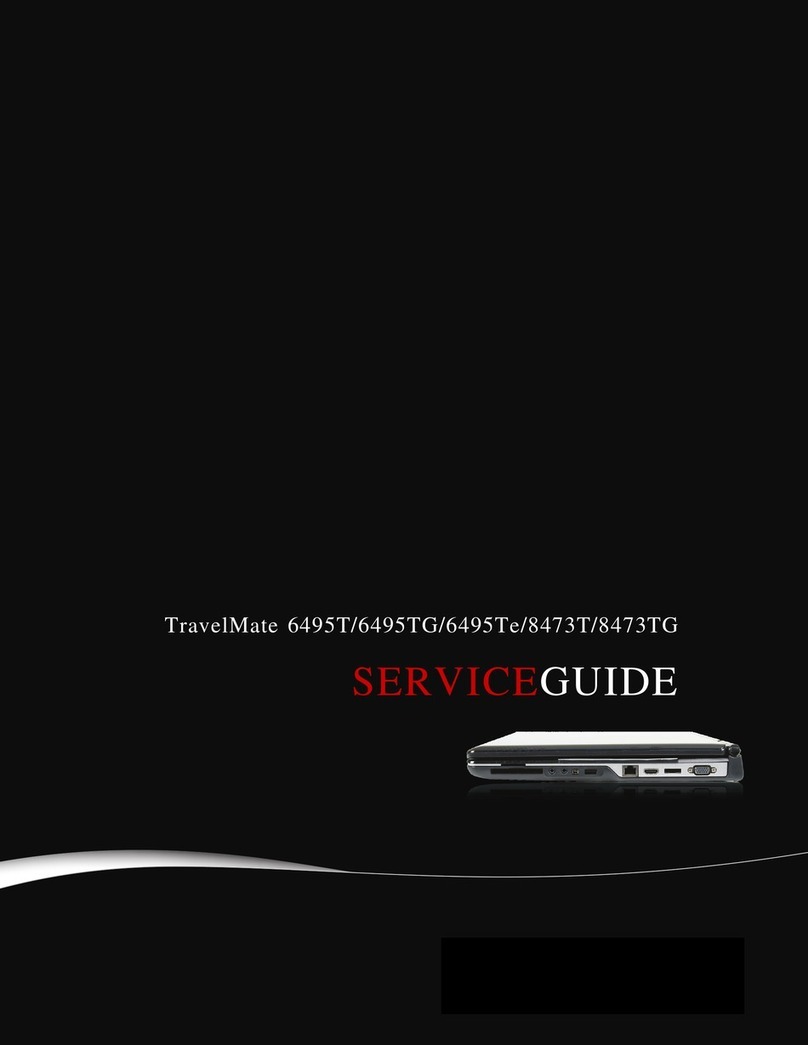 Acer TravelMate 6495T User manual