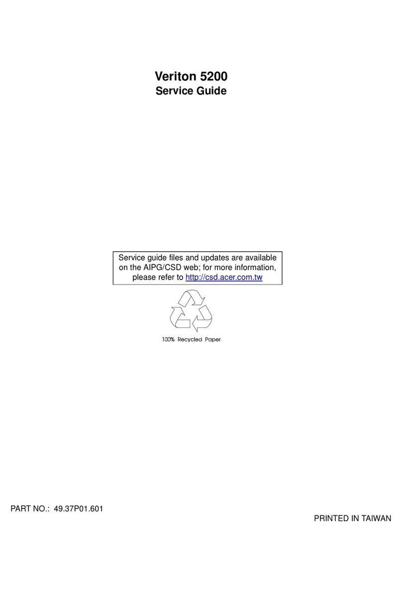 Acer Veriton 5200 User manual