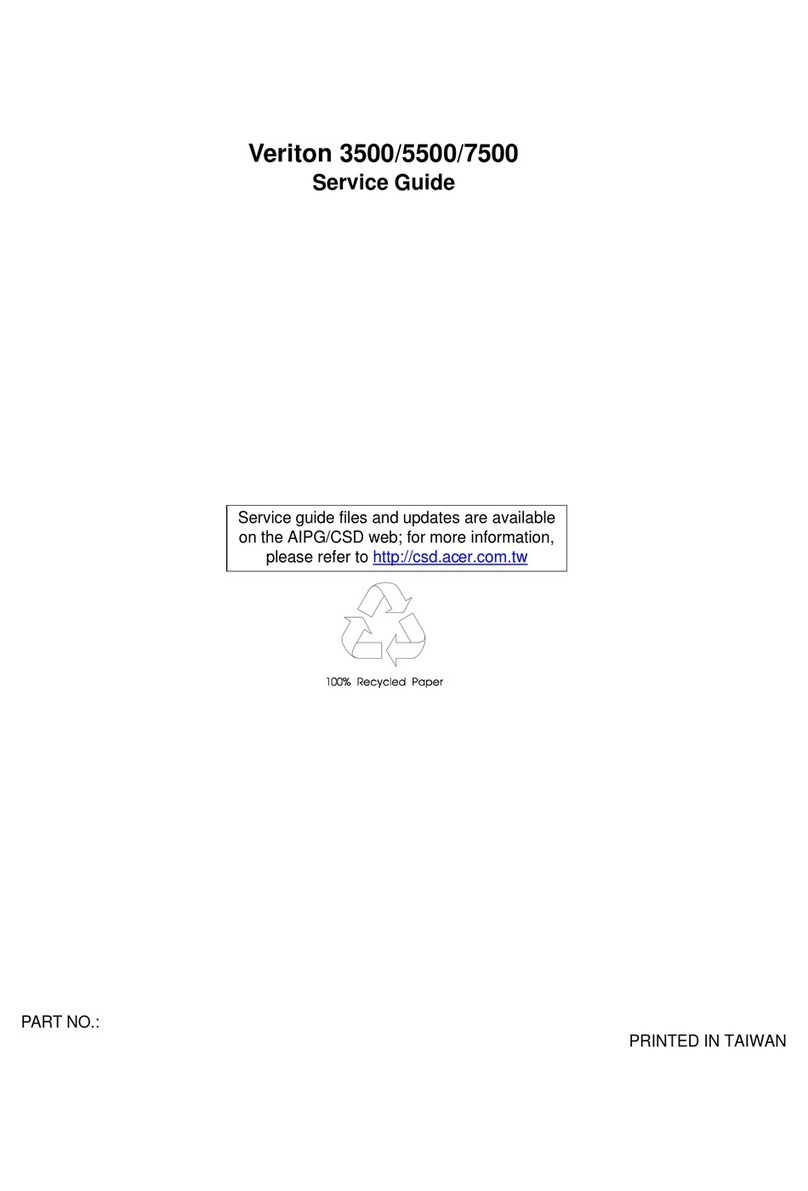 Acer Veriton 5500 User manual
