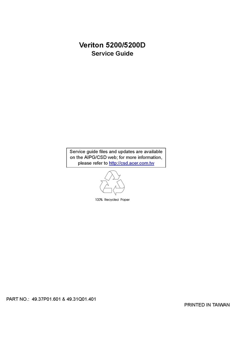 Acer Veriton 5200D User manual