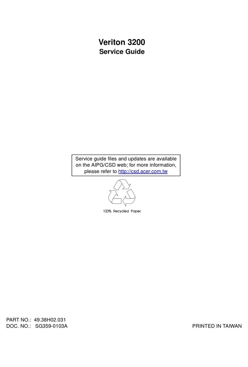 Acer Veriton 3200 Service guide