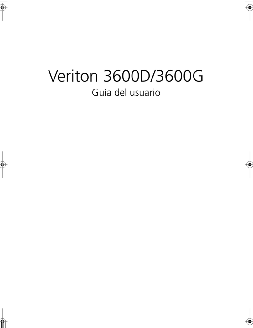 Acer Veriton 3600G Guía del usuario
