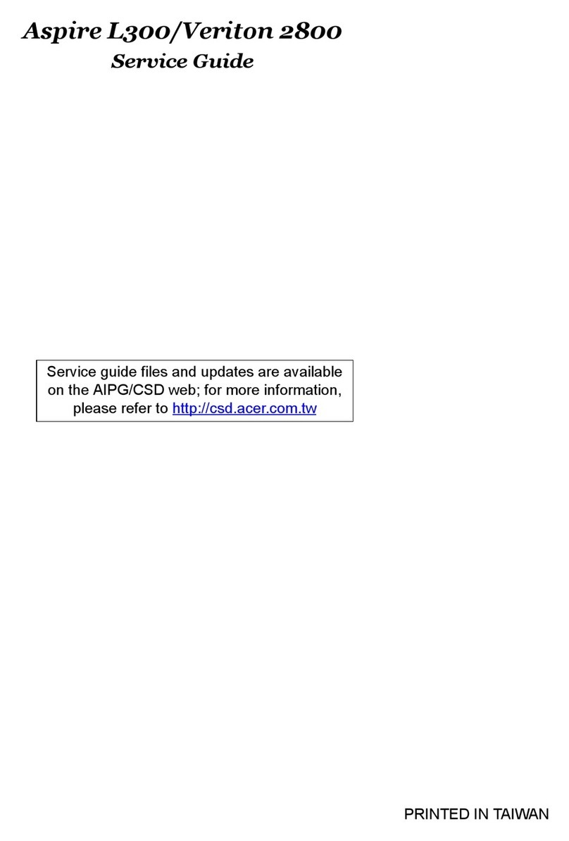 Acer Veriton 2800 User manual