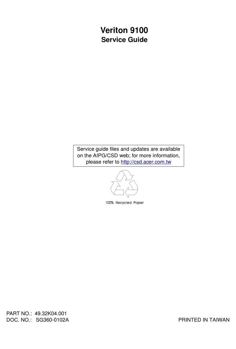 Acer Veriton 9100 Service guide