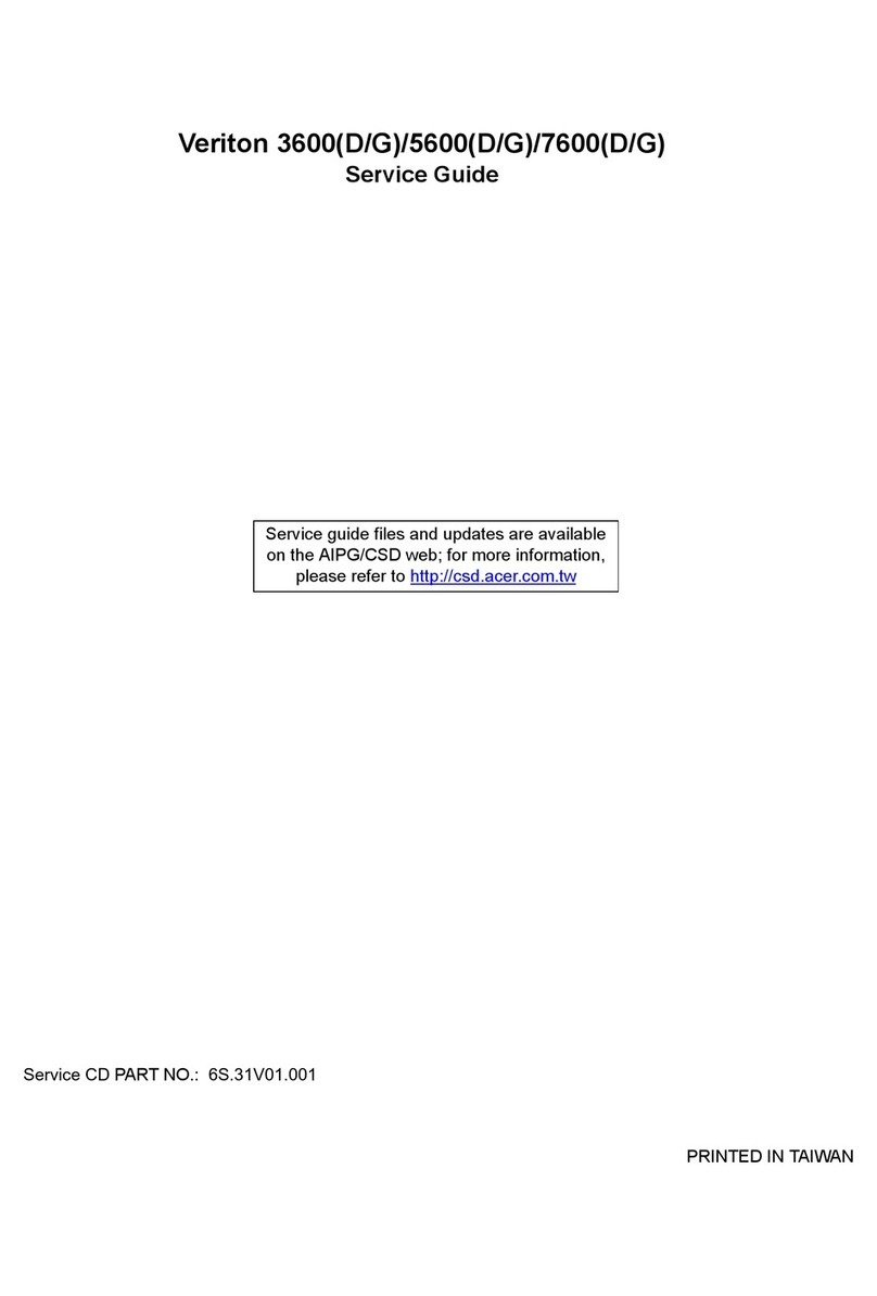 Acer Veriton 7600G Service guide