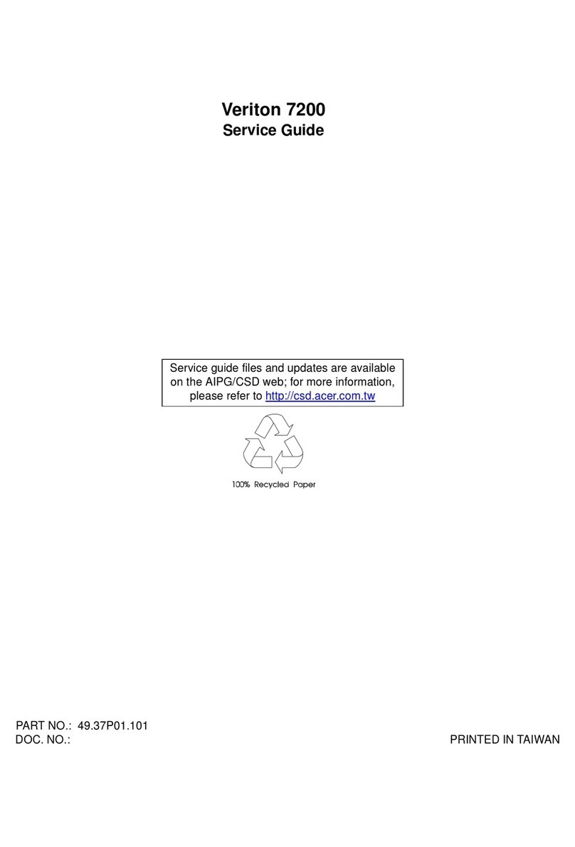 Acer VERITON 7200 User manual