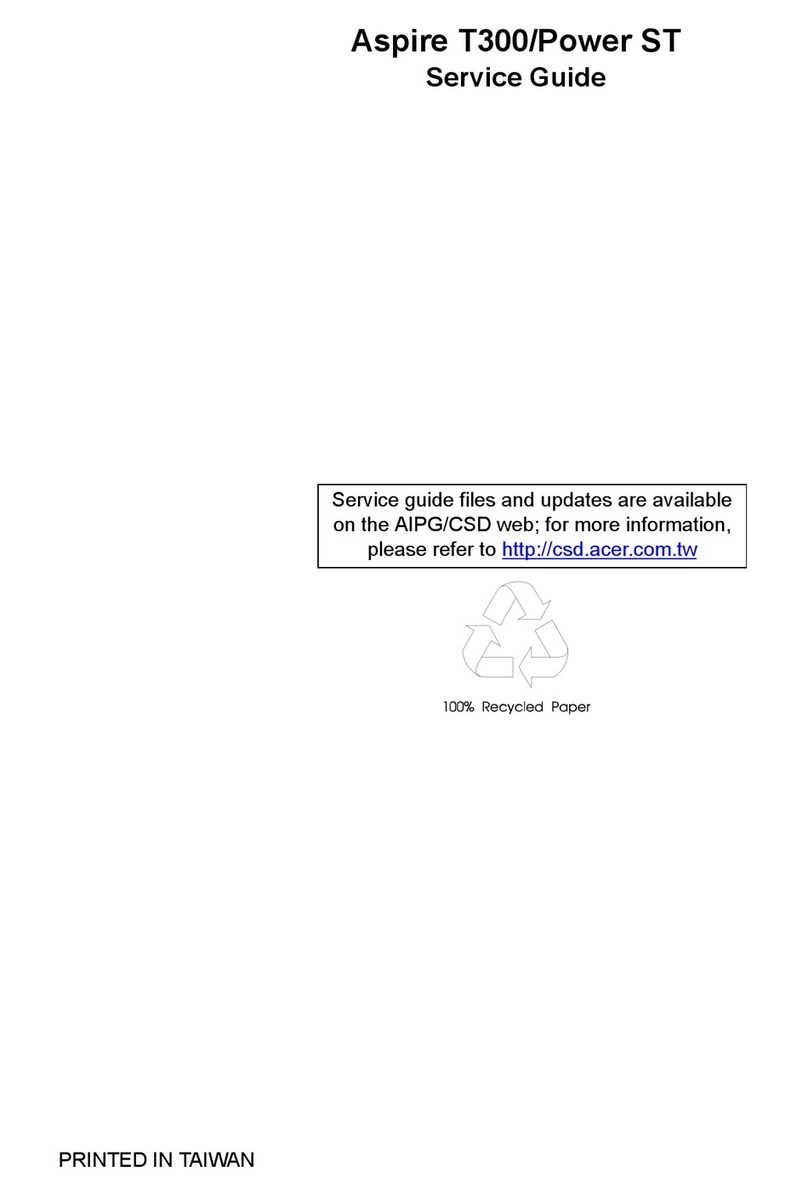 Acer Aspire T300 Service guide