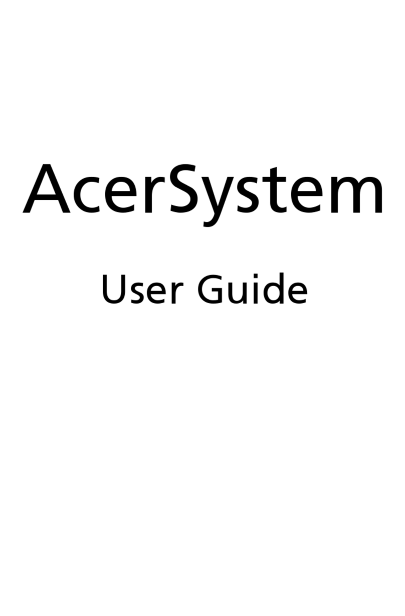 Acer aHornet Aspire R3600 User manual Acer aHornet Aspire R3600 User manual