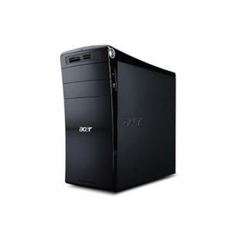 Acer Aspire M3410 User manual