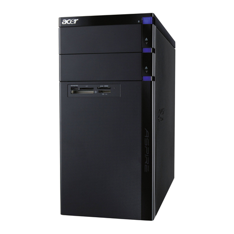 Acer Aspire M3400 User manual