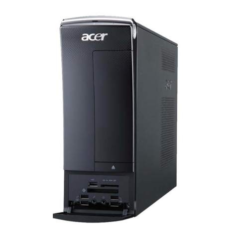 Acer Aspire X3470 Service guide