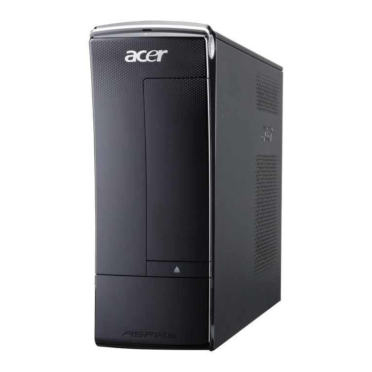Acer Aspire X3990 Service guide