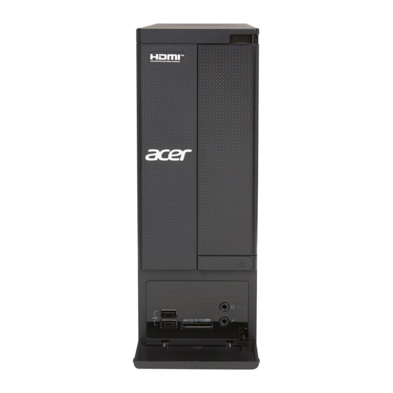 Acer Aspire X1470 User manual