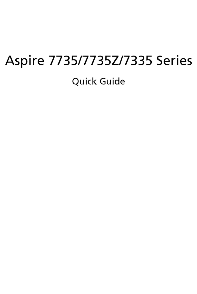 Acer Aspire 7735ZG Series User manual Acer Aspire 7735ZG Series User manual