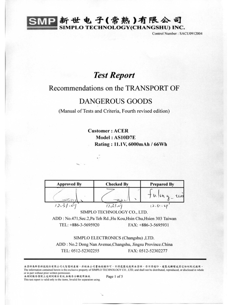 Acer Aspire 7552G User manual