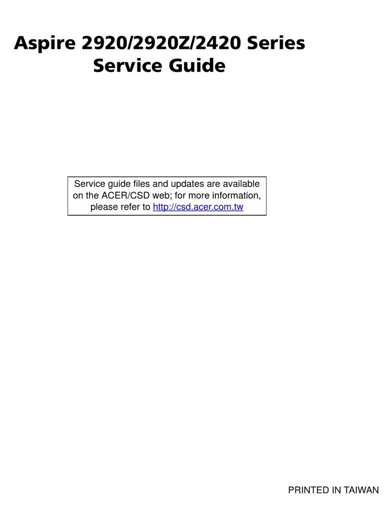 Acer Aspire 2420 User manual Acer Aspire 2420 User manual