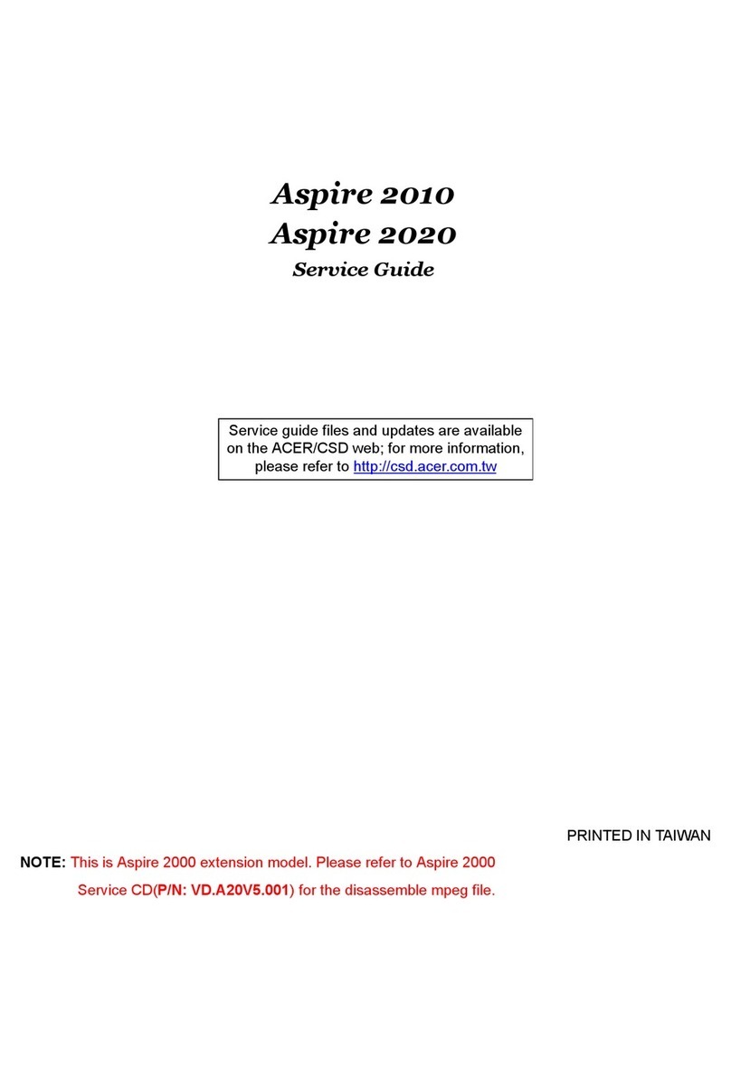 Acer Aspire 2010 User manual