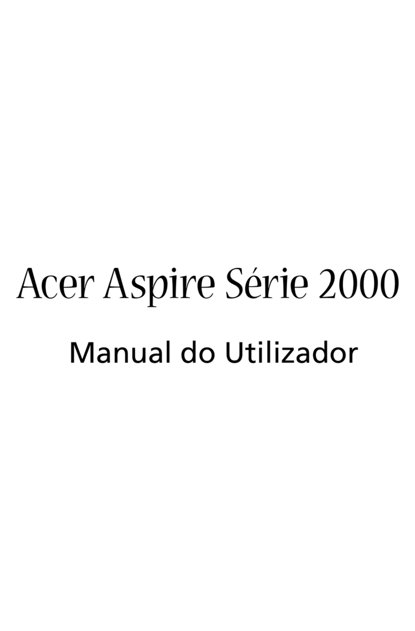 Acer Aspire 2000 Manual do utilizador