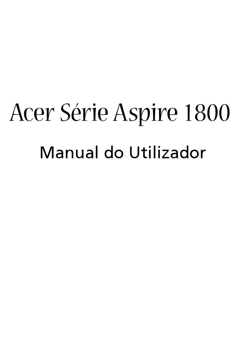Acer Aspire 1800 Manual do utilizador