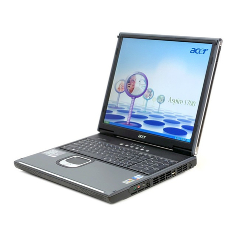 Acer Aspire 1700 Series User manual