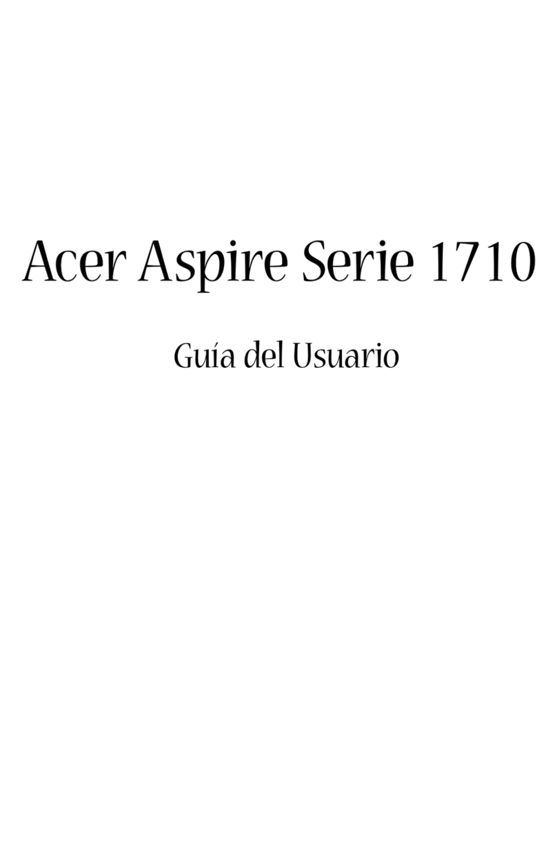 Acer Aspire 1710 Series Quick start guide