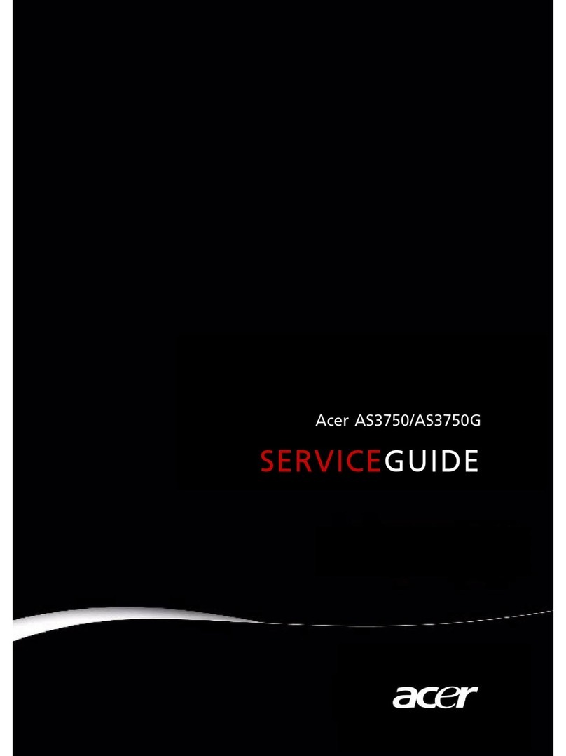 Acer Aspire 3750 User manual