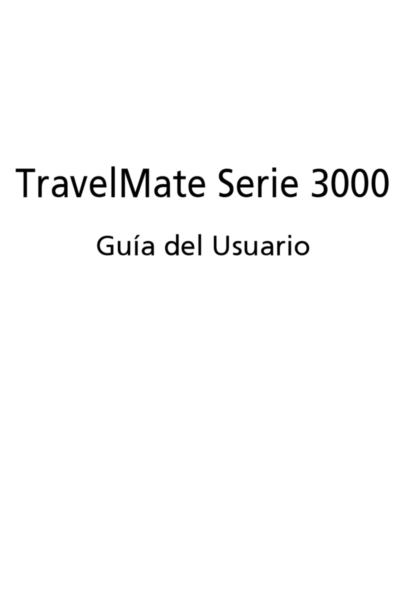Acer TravelMate 3000 Quick start guide