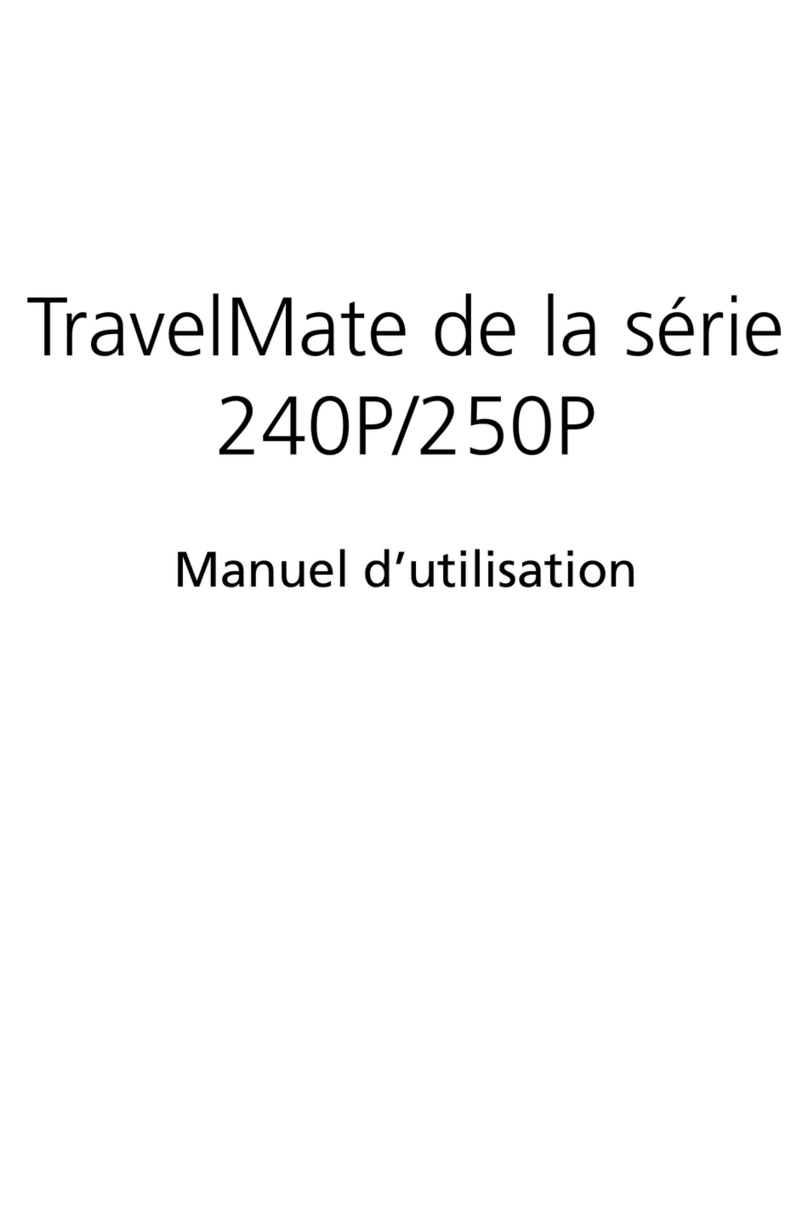 Acer TravelMate 250P series Manuel d'utilisation