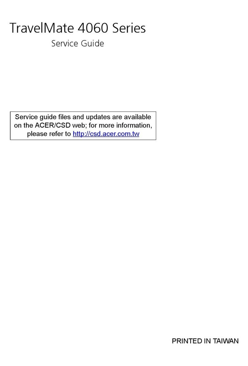 Acer TravelMate 4060 User manual