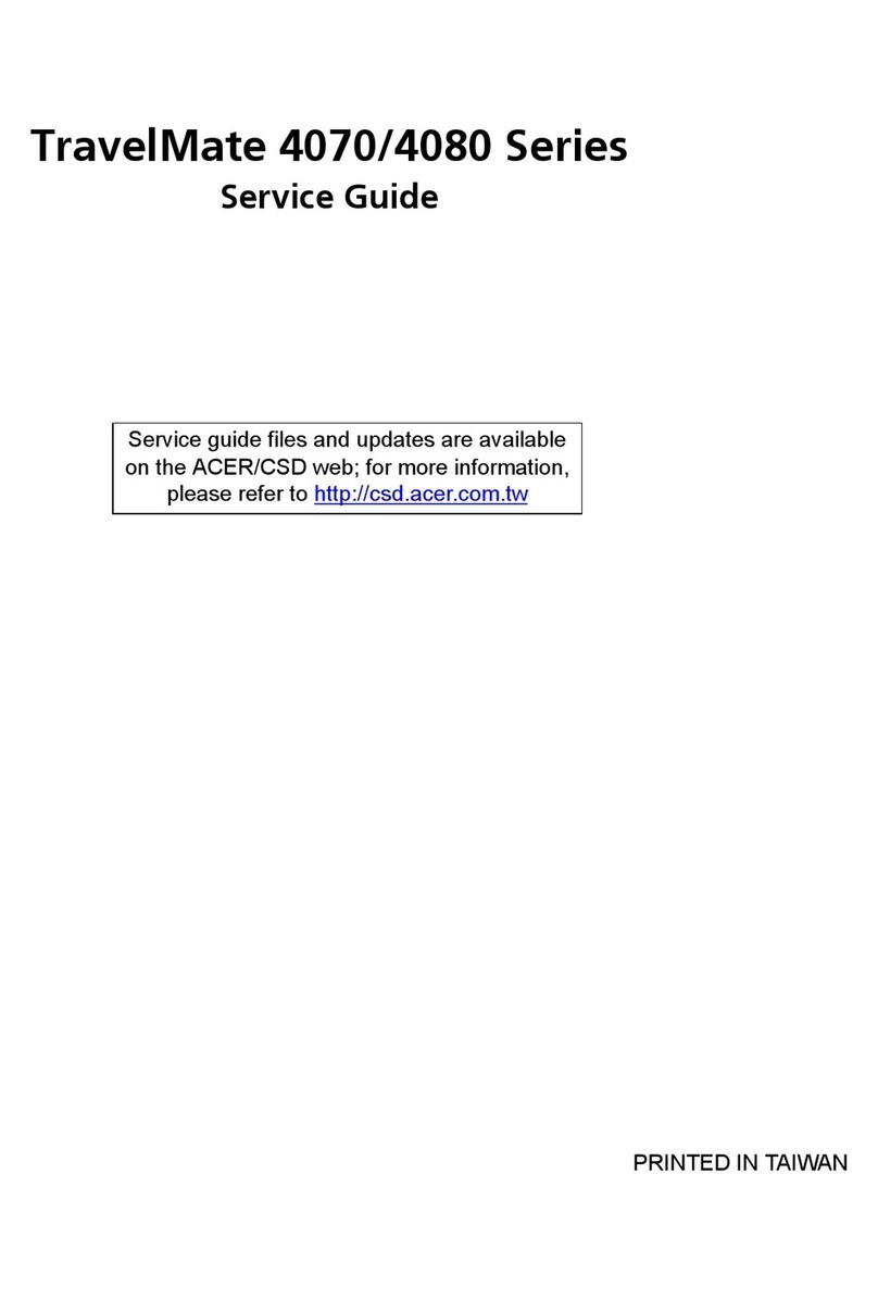 Acer TravelMate 4070 Service guide