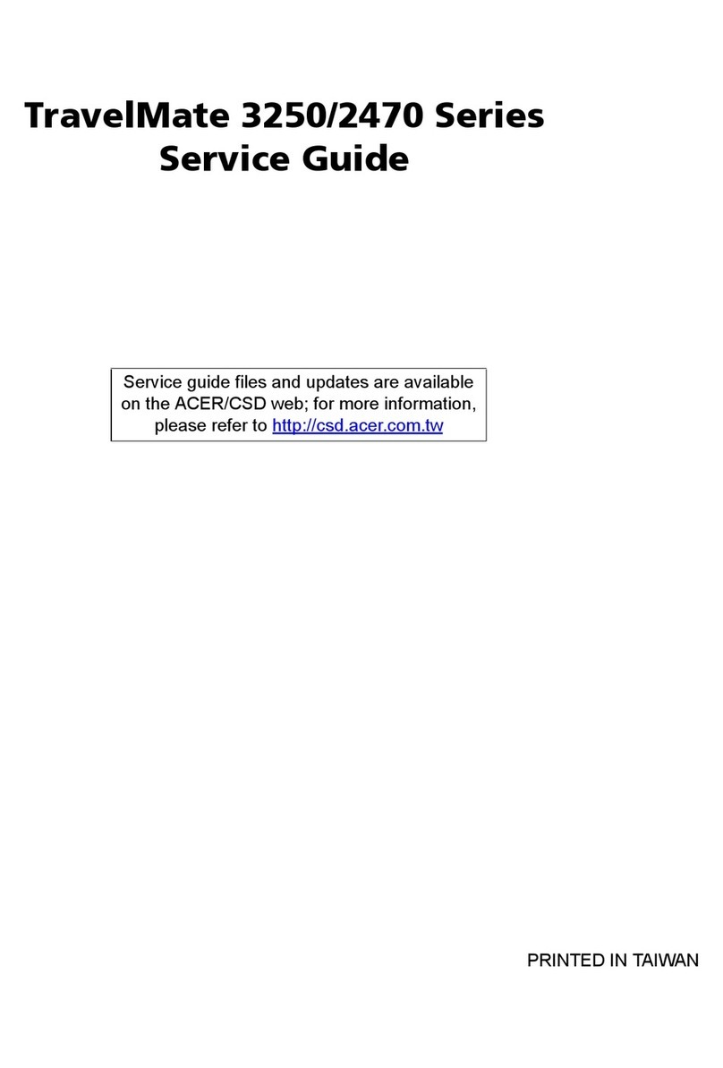 Acer TravelMate 3250 Service guide