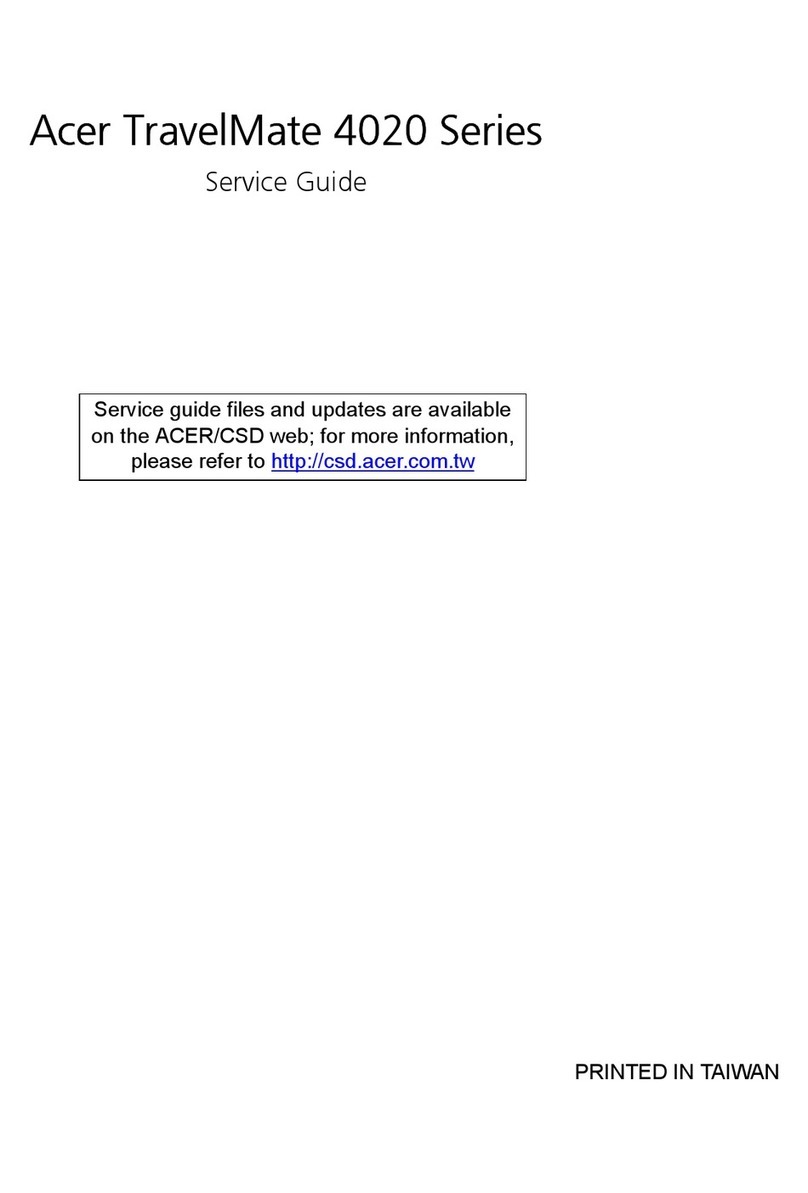 Acer TravelMate 4020 Service guide
