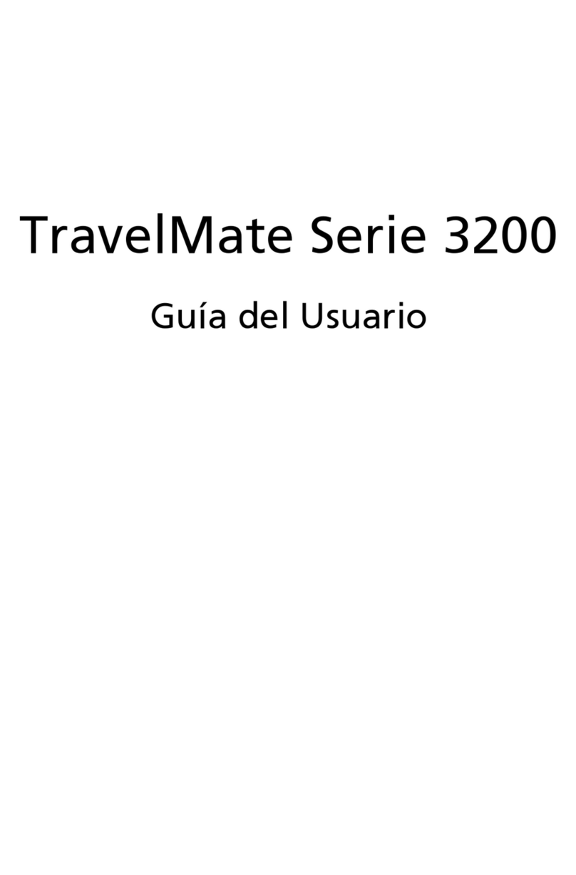 Acer TravelMate 3200 Series Quick start guide