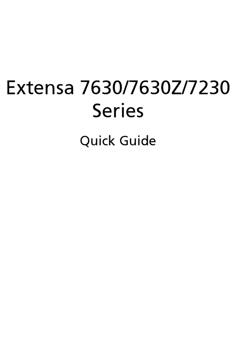 Acer Extensa 7230E quick guide