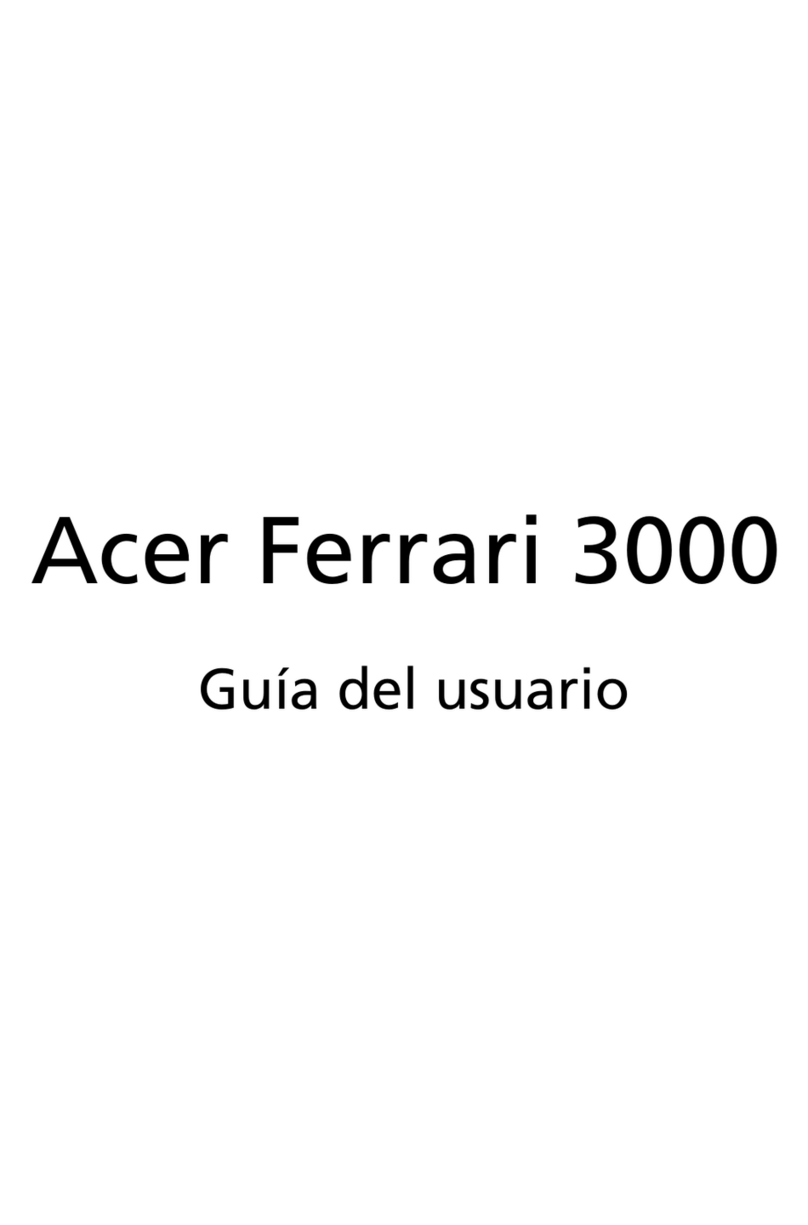 Acer Ferrari 3000 Quick start guide Acer Ferrari 3000 Quick start guide