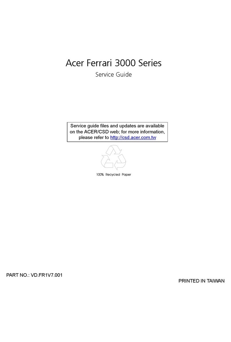 Acer Ferrari 3000 User manual