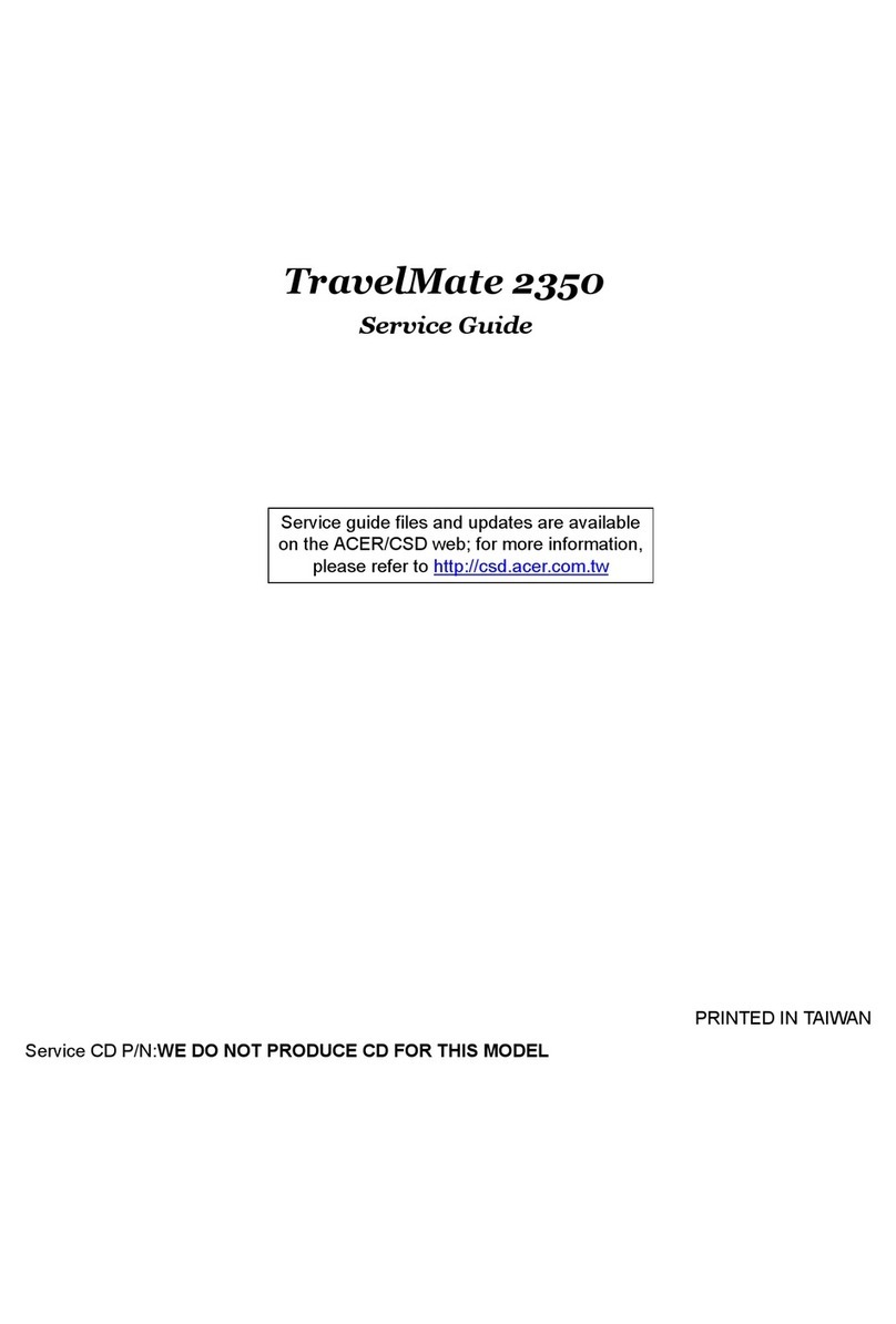 Acer TRAVELMATE TravelMate 2350 Service guide
