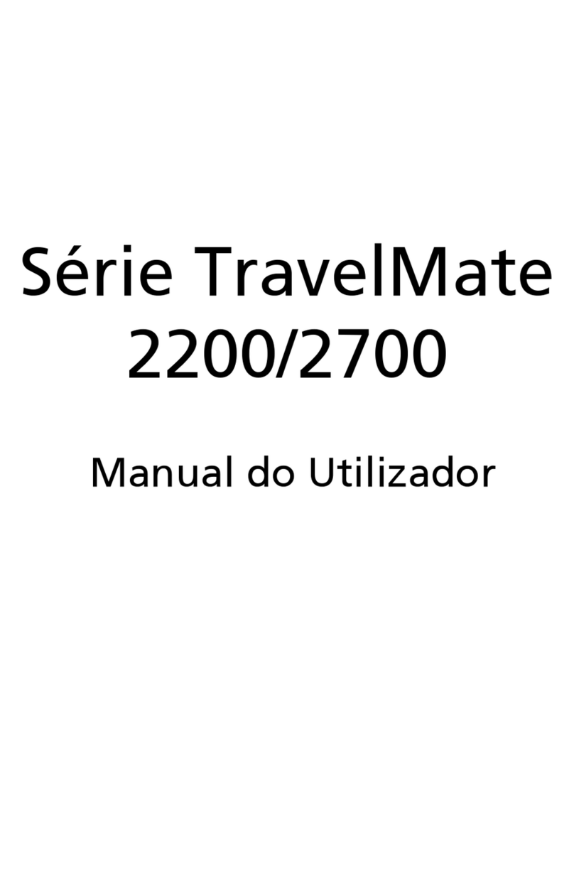 Acer TravelMate 2200 Setup guide